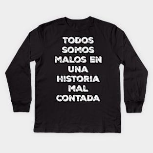 Spanish Quote Latino Saying Shirt Kids Long Sleeve T-Shirt